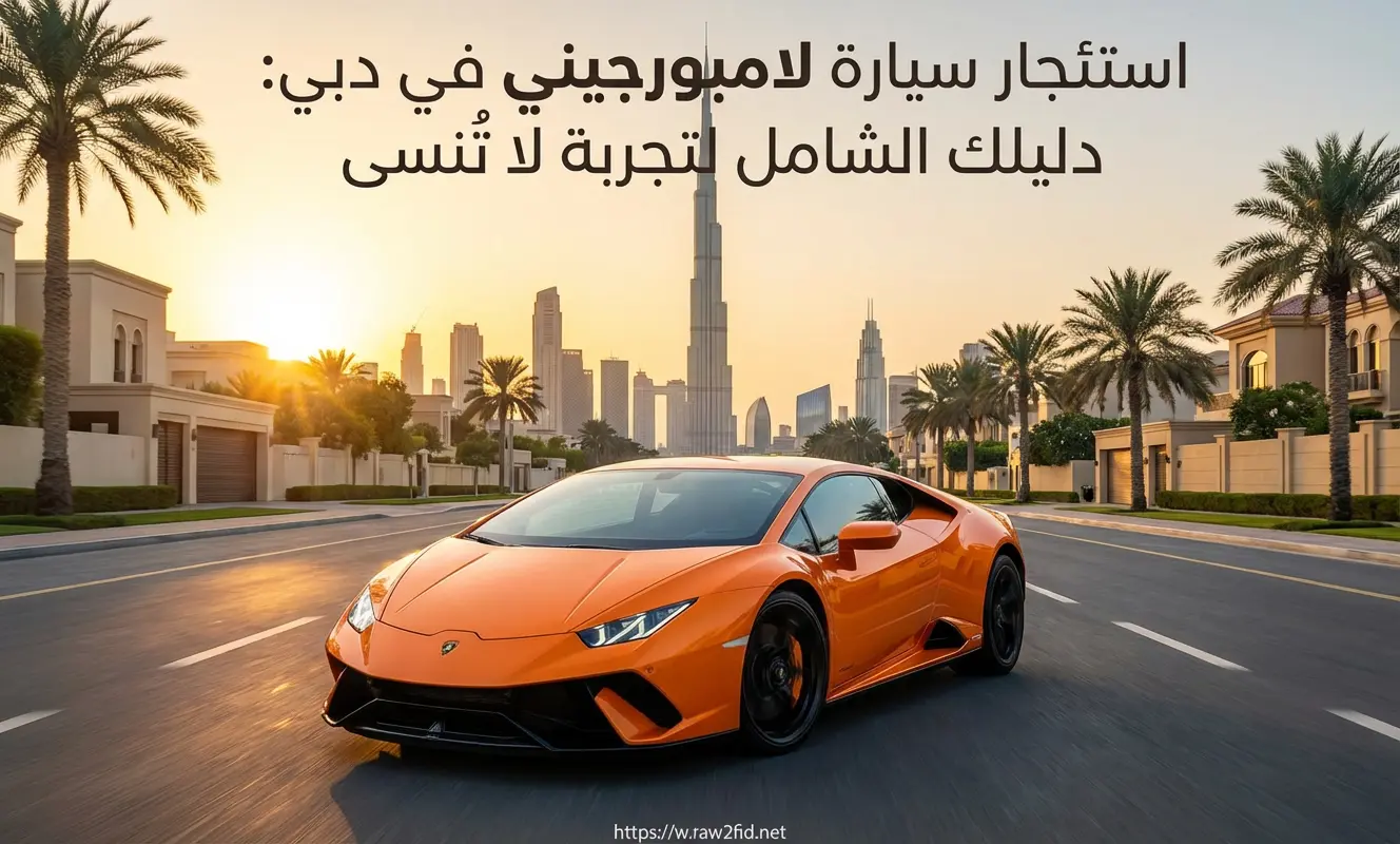 استئجار سيارة لامبورجيني في دبي: دليلك الشامل لتجربة لا تُنسى